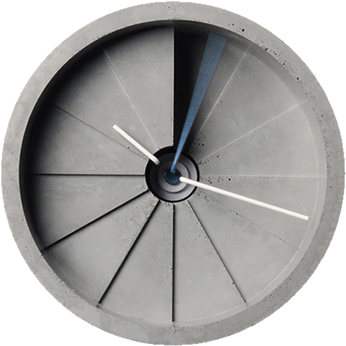 4th Dimension Concrete Clock-0 - Concrete Clock Diy (960x606), Png Download