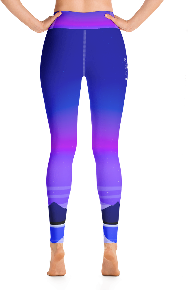 Yoga Pants 01 Ssbd Logo White Mockup Back White (1000x1000), Png Download