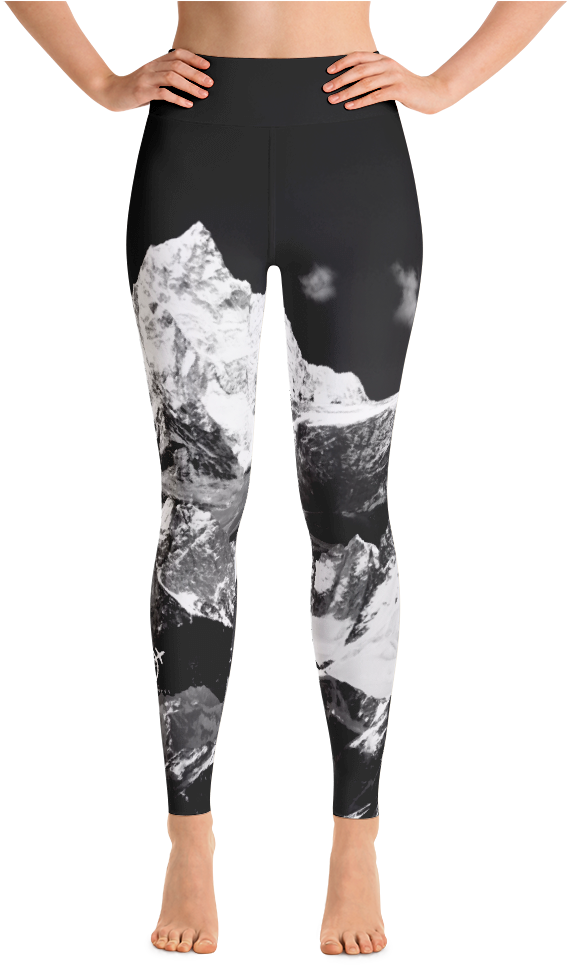 Move Mountains Leggings (1000x1000), Png Download