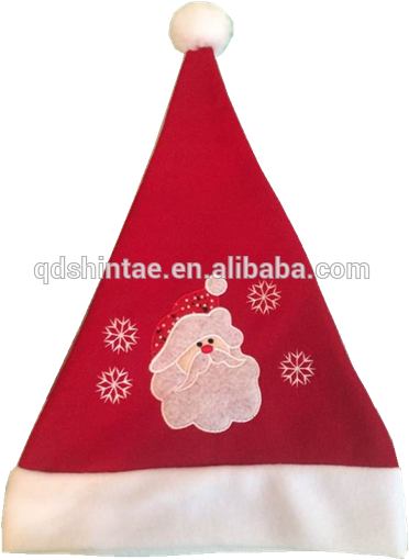 Embroidery Christmas Santa Hat - Christmas Day (400x533), Png Download