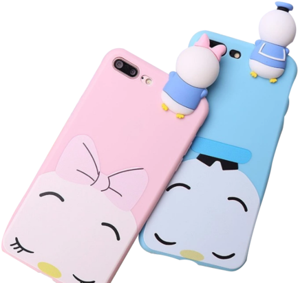 Iphone 3d Cartoon Donald Duck Cover - Donald Duck (480x430), Png Download