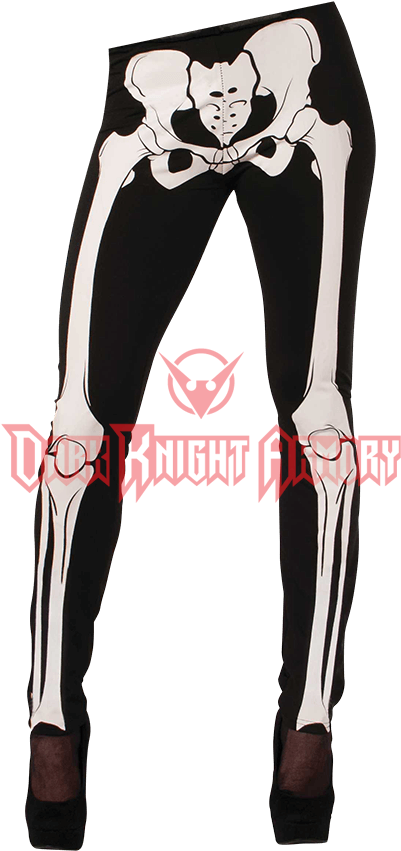 Skeleton Leggings (850x850), Png Download
