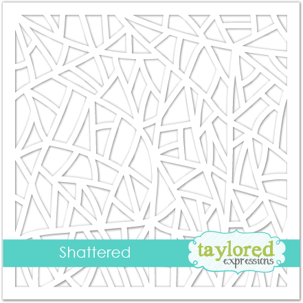 Shattered Stencil - Taylored Expressions (441x441), Png Download