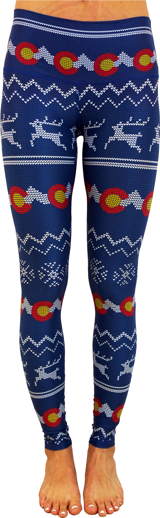 Colorado Ugly Sweater Yoga Pants - Colorado (1446x2048), Png Download