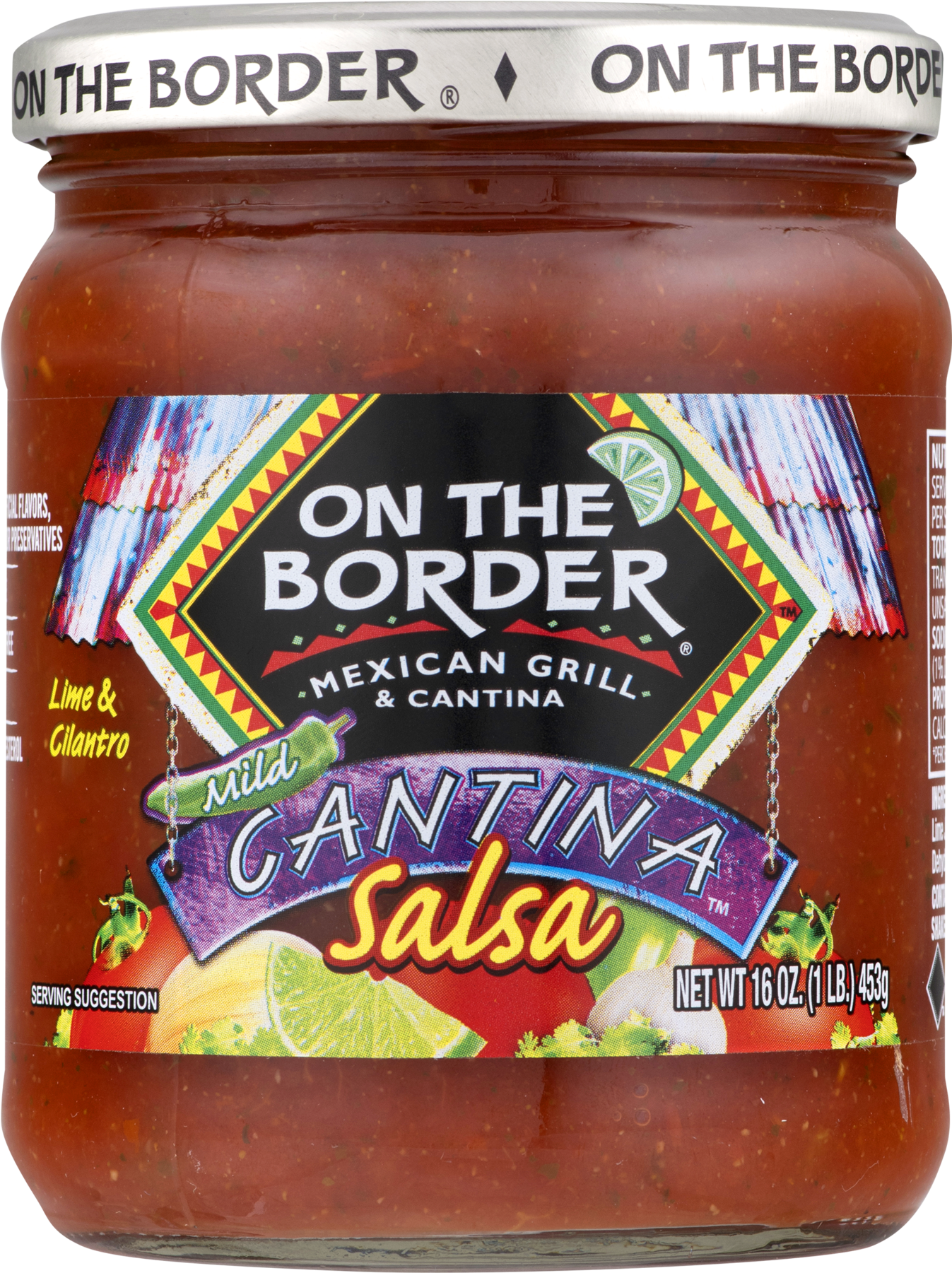 Border Salsa, Cantina, Medium - 16 Oz (1800x1800), Png Download