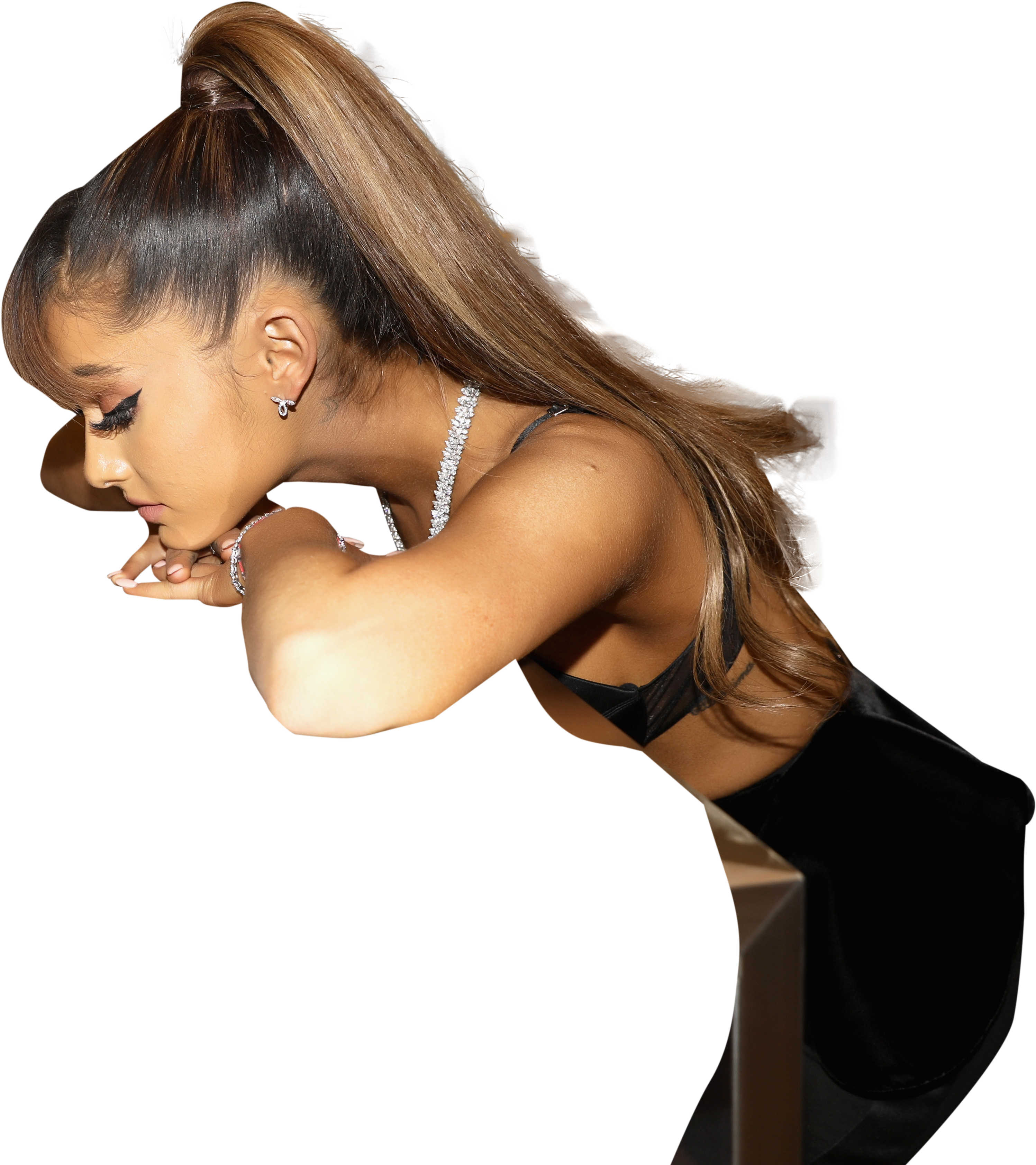 Ariana Grande In Hot Black Bikini And Leggings Png - Bikini Black Women Png (4688x3536), Png Download