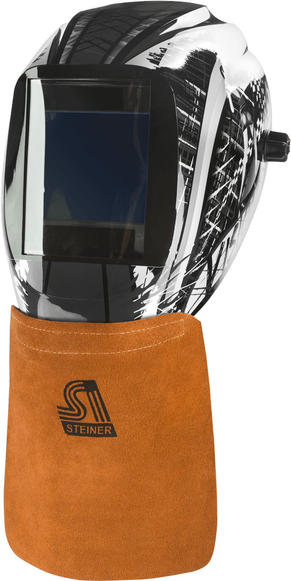 8″x8″ Cowhide Helmet Bib - Bib And A Helmet (1200x1200), Png Download
