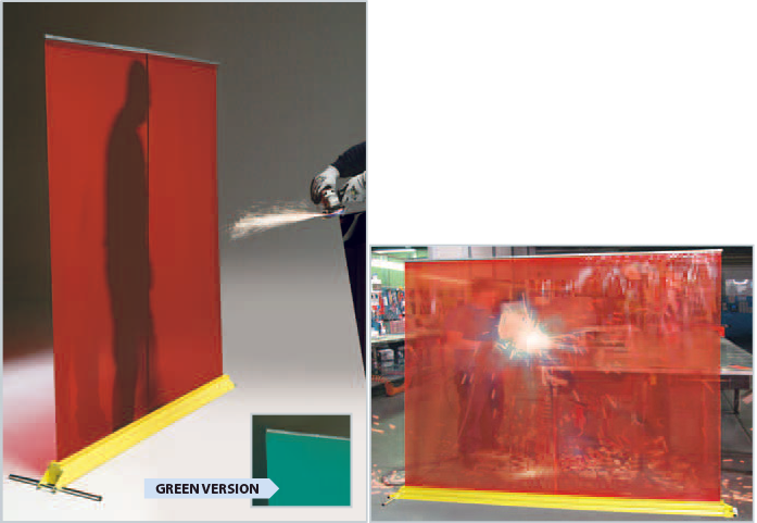 A Mobile Safeguard For Welding Work Stations - Graphic Design (697x481), Png Download