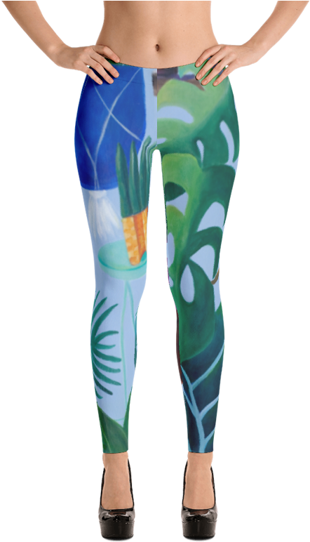 “foliage” Leggings - Imagineavalon Christmas Leggings, Christmas Clothing, (800x800), Png Download