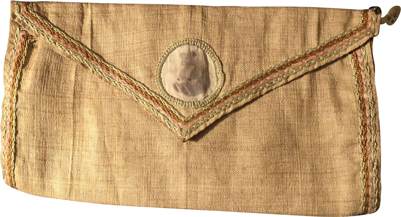 Offering This Fabulous Old Homespun Linen Pocket With - Coin Purse (1567x1567), Png Download
