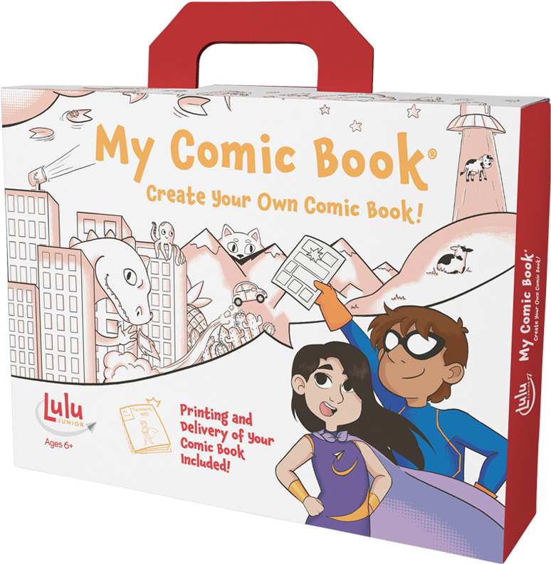 3010 - Main - My Comic Book By Lulu Jr From Fat Brain Toys (861025000419) (1000x1000), Png Download
