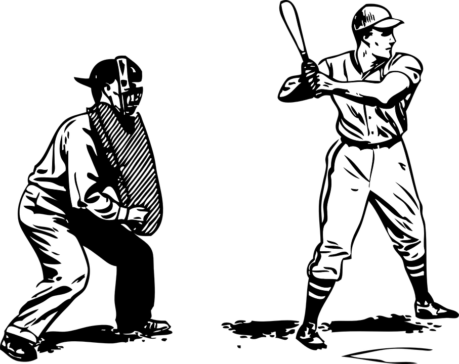 Baseball Clip Art Free Download Pictures Clip Black - Umpire Clipart Black And White (907x720), Png Download