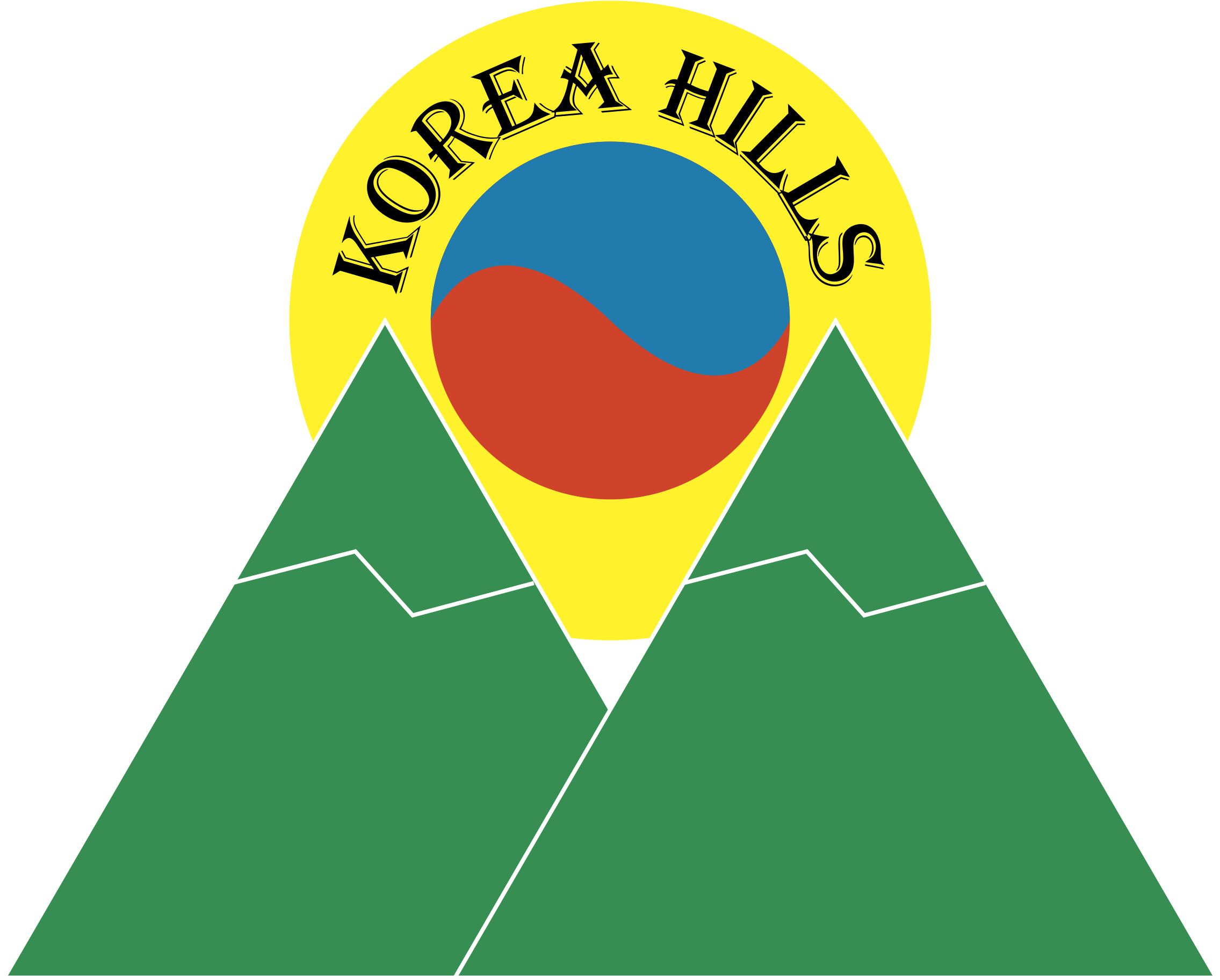 Korea Hills Logo Png Transparent - South Korea (2400x2400), Png Download