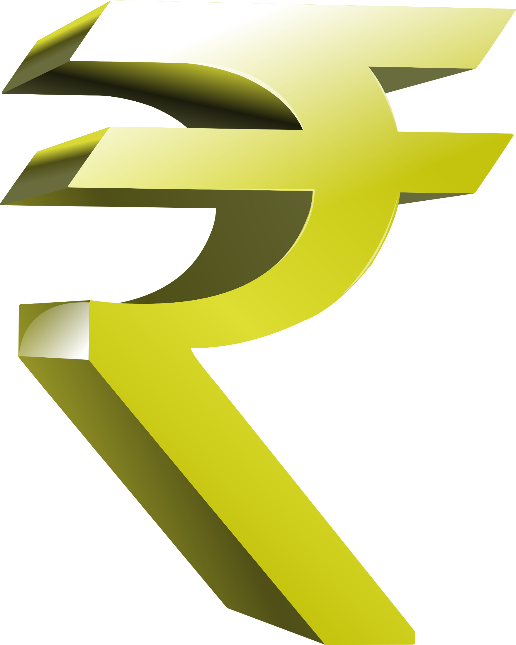 Rupee Png Images Transparent Free Download - Rupee Symbol 3d Png (1760x2202), Png Download
