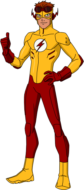The Flash Png Transparent Images - Kid Flash Young Justice (400x800), Png Download