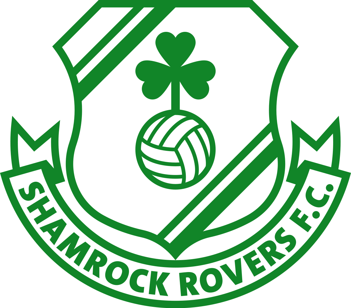 Shamrock Rovers Fc Logo - Shamrock Rovers (1200x1054), Png Download