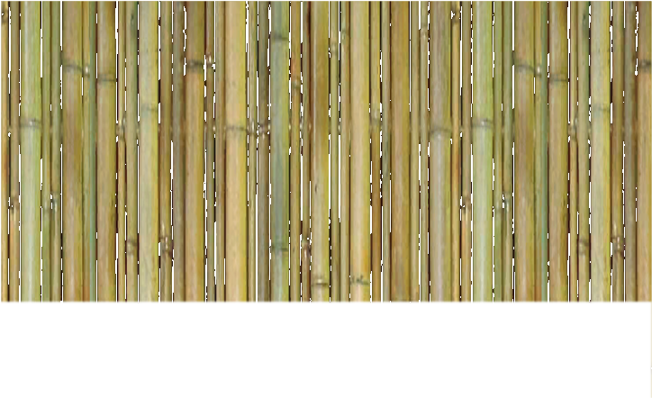 Low Bamboo Pole Fence - Wiki (727x727), Png Download