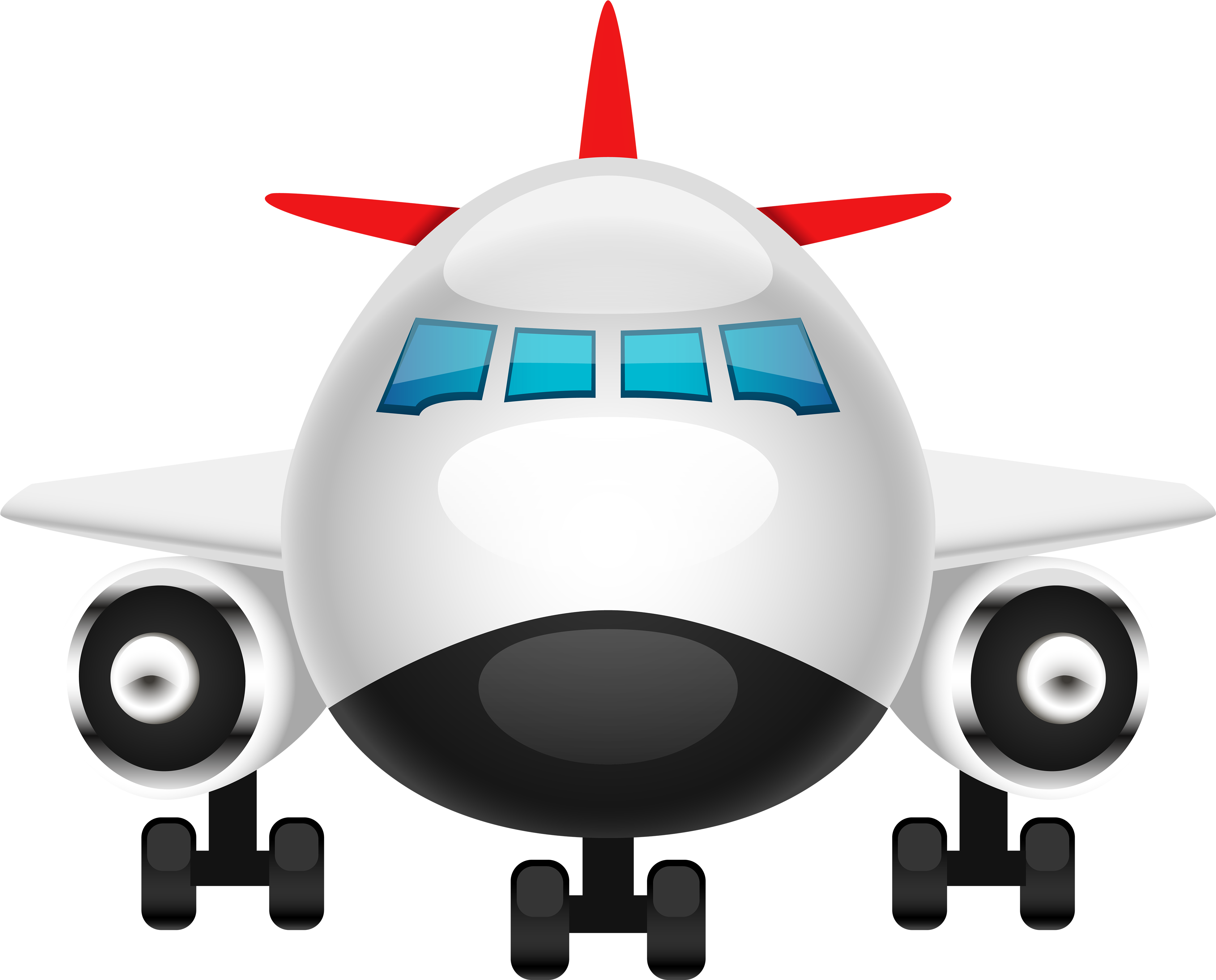 Plane Png Clipart - Clip Art (4000x3222), Png Download