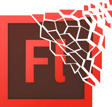 Adobe Flash Fading Away - Logo De Adobe Flash Png (379x365), Png Download