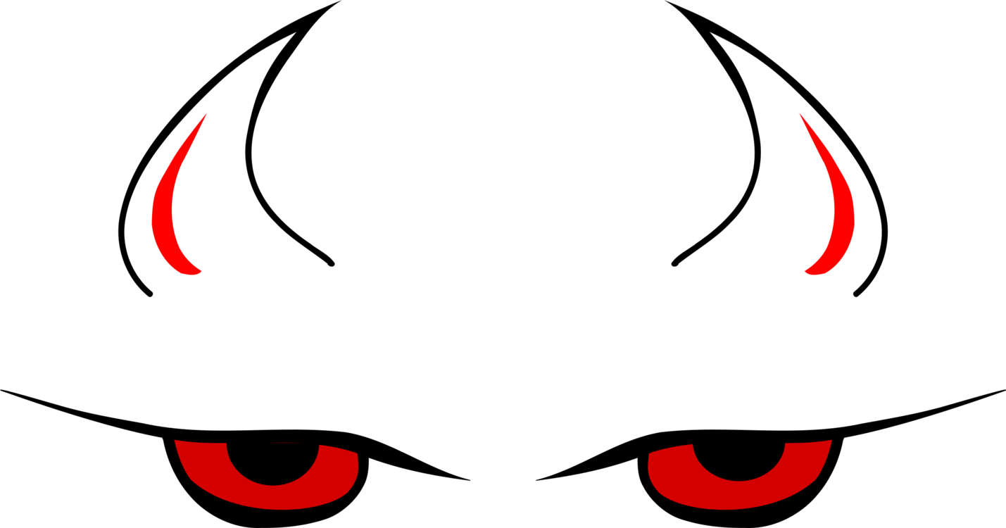 Devil Demon Sign Of The Horns Drawing Eye Free Commercial - Devil Horns Clip Art (1429x750), Png Download