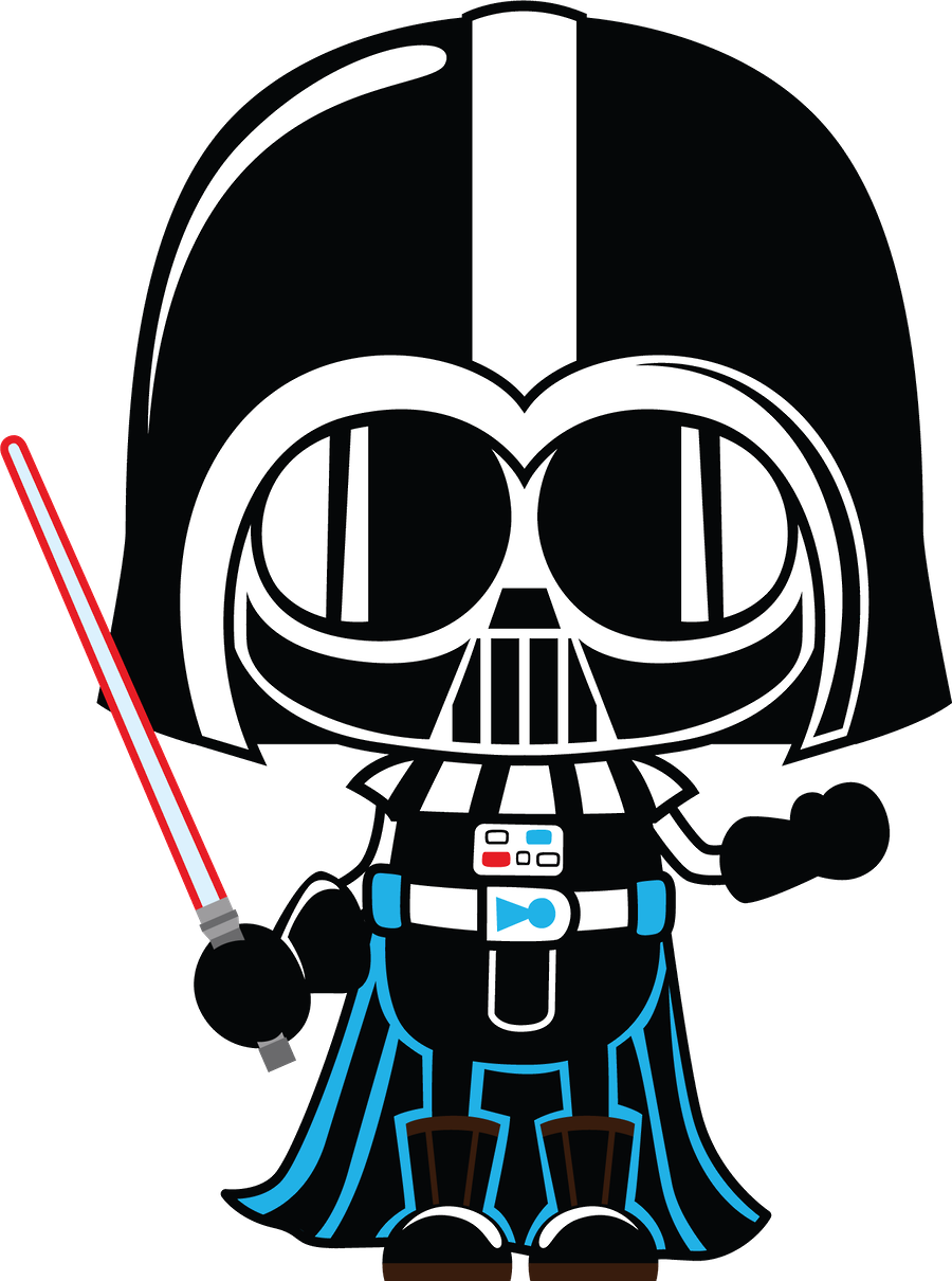 Minus - Darth Vader Clipart (900x1210), Png Download