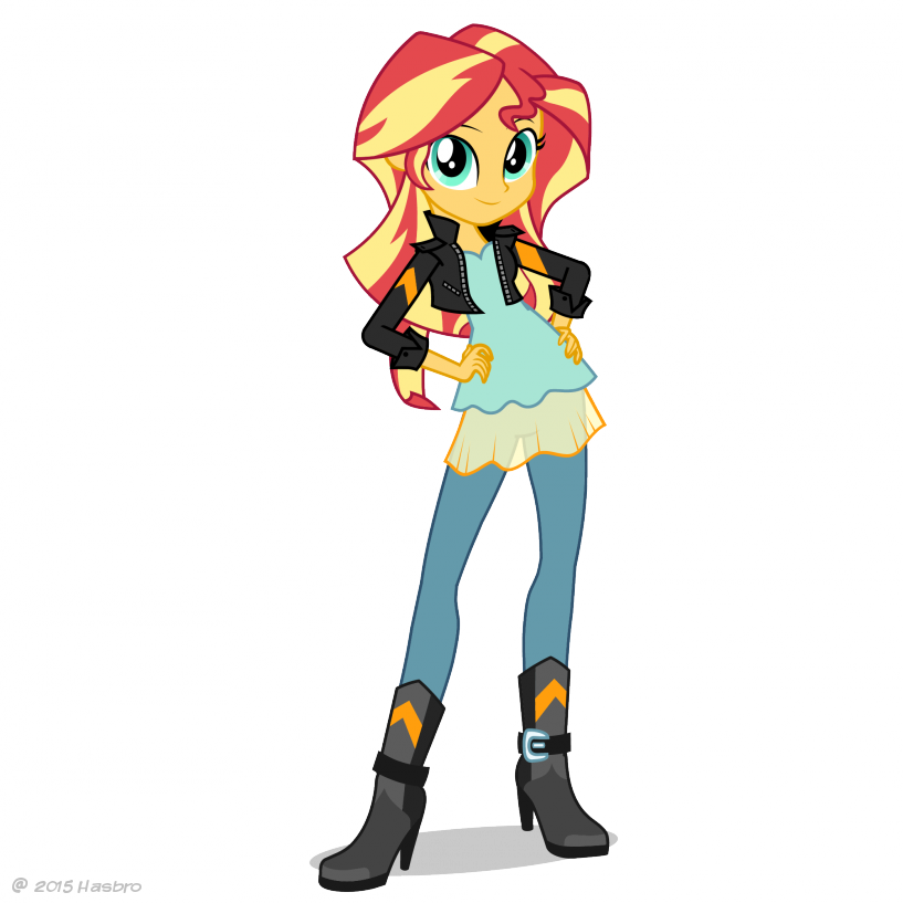 Friendship Games Sunset Shimmer Artwork - Gmod Mlp Sunset Shimmer (817x817), Png Download