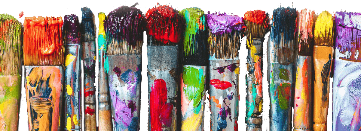 Paint Brushes (1200x458), Png Download