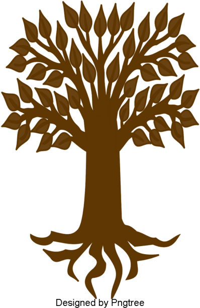 Beautiful Cartoon Lovely Creative Hand-painted Tree, - Tree Heraldry Png (360x360), Png Download