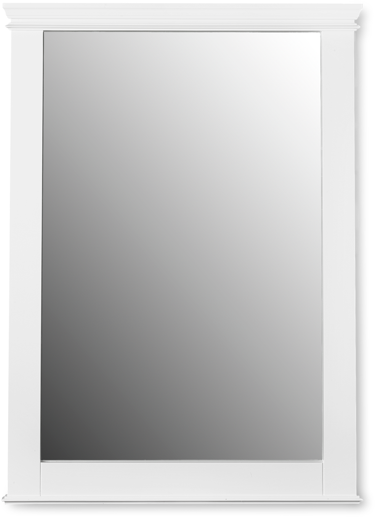 Bathroom Mirrors - Portsmouth Mirror - White - Mirror (2000x2000), Png Download