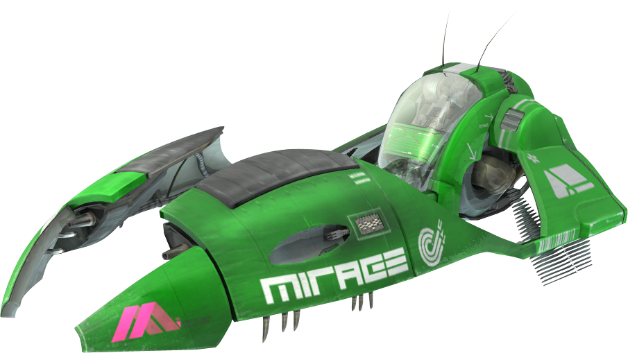 Mirage Ship - Wipeout Hd Ships (905x509), Png Download