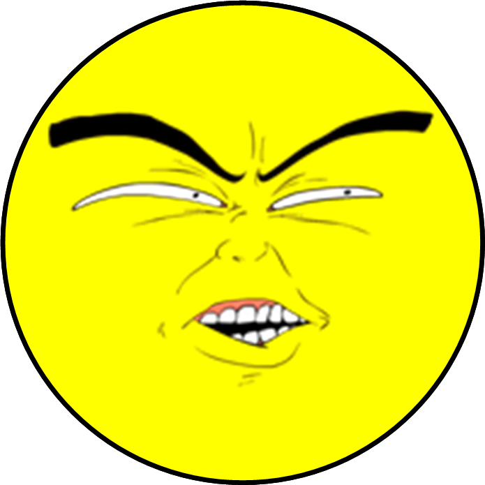 Smiley Face Wiki Pose - Creepy Smiley Face Clipart (695x695), Png Download