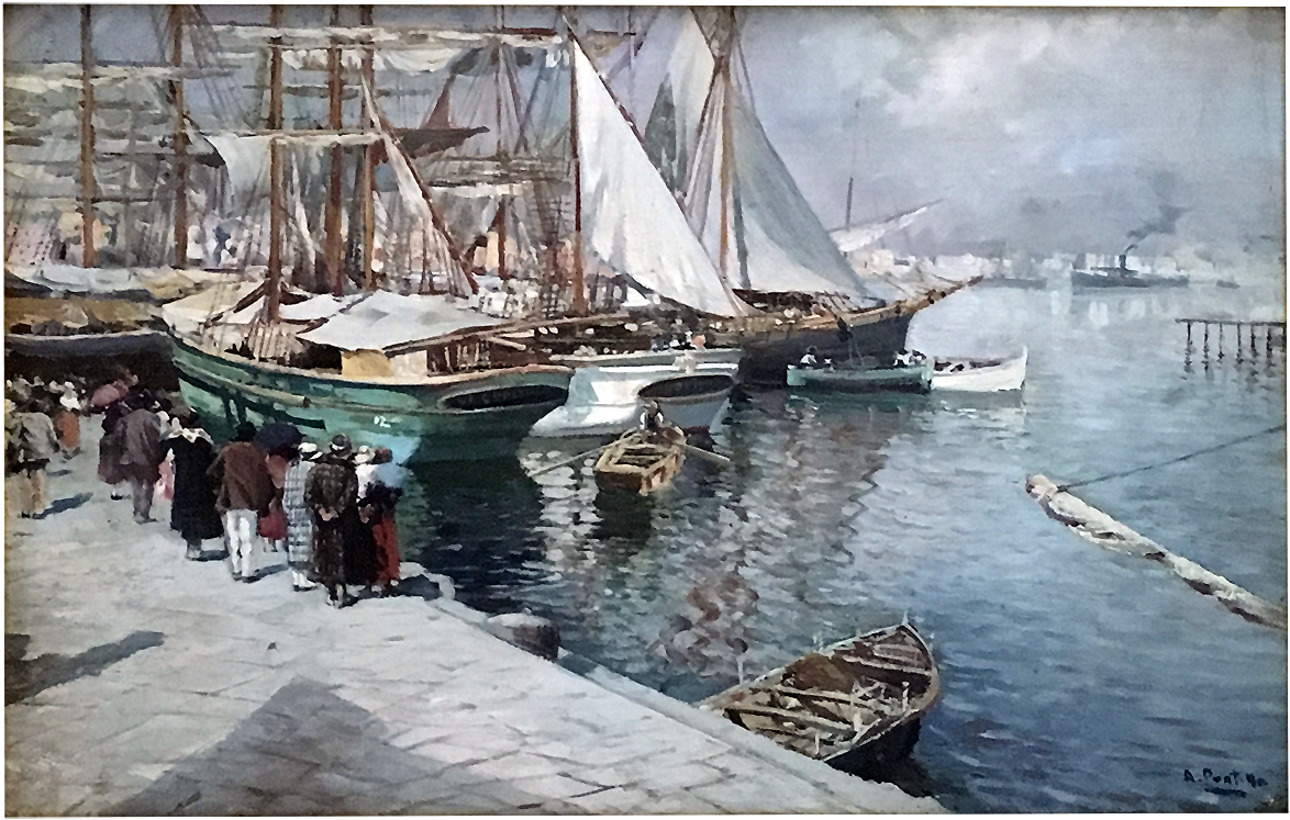 Adolphe Poot [1924-2006] Belgian Painting - Painting (1400x1400), Png Download