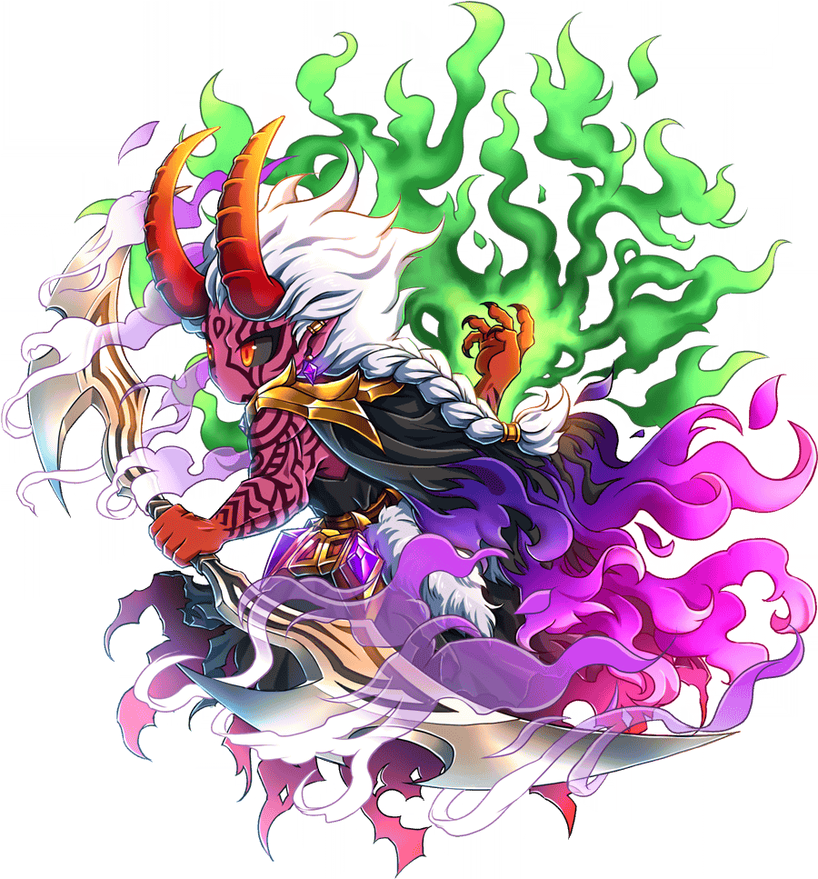 Type - Brave Frontier Mad God Zebra (918x986), Png Download