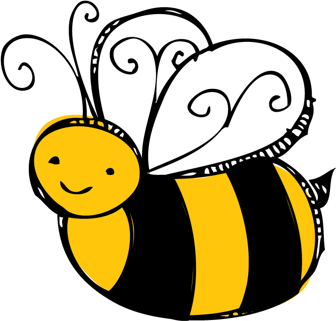 Bee Hive Clipart Spelling Bee - Transparent Background Bumble Bee Clipart (400x390), Png Download