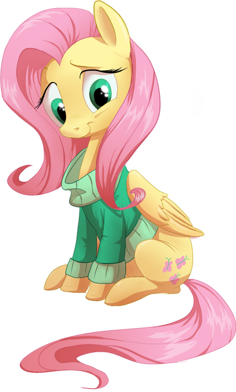 Fluttershy Rarity Applejack Derpy Hooves Pony Pink - Пони В Свитерах Млп (464x769), Png Download