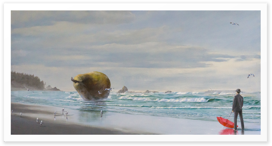 First Contact Art Print - Art (1013x495), Png Download