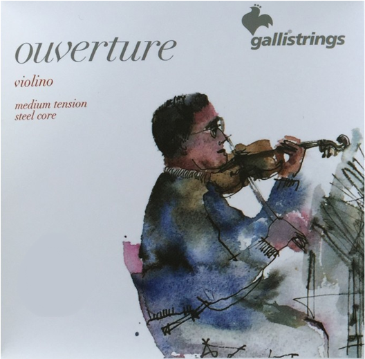 Galli Ouverture Violin Set Steel Core Strings Medium - Galli Ouverture 45 4/4 (666x518), Png Download