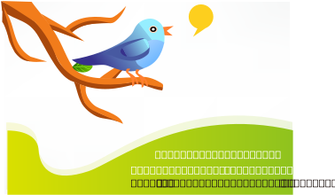 Free Vector Tweeting Bird Png Images (424x600), Png Download