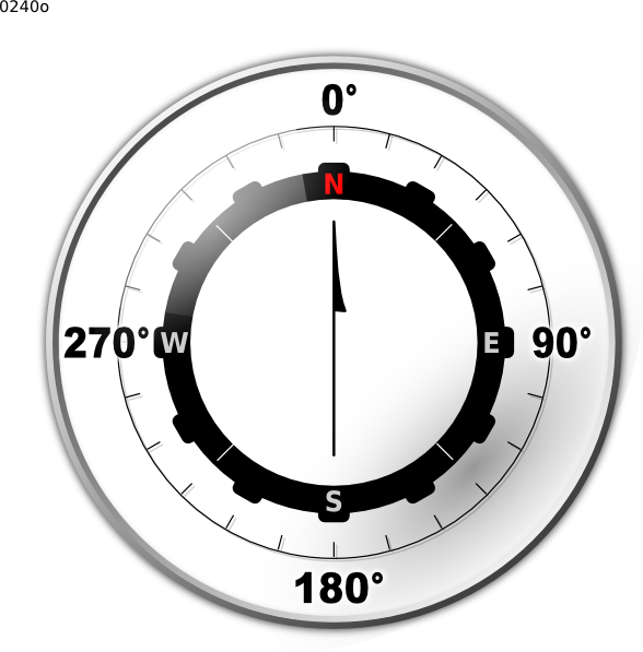 Compass Rose Printable - Modern Compass Rose (588x597), Png Download