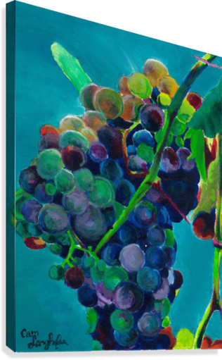 Grapes Canvas Print - Grape (316x511), Png Download