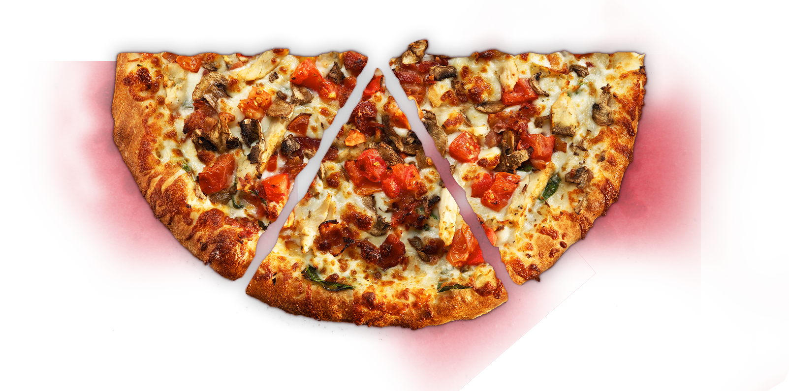 This Isn't Heaven, But It's As Close As We Could Get - California-style Pizza (1603x795), Png Download