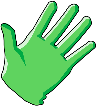Latex Glove Clipart (566x800), Png Download