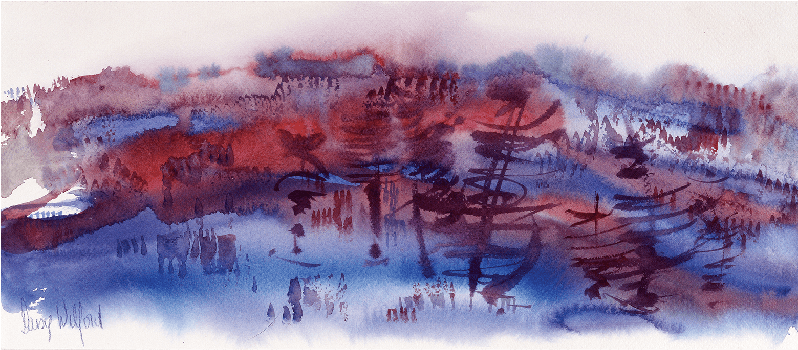 Vibrato - Painting (1558x934), Png Download