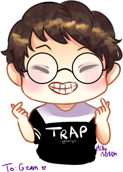 Seungkwan For @/shadow - Cartoon (540x767), Png Download