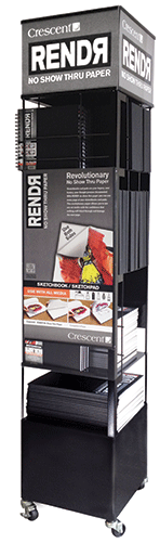 Pop Displays - Alvin C12-00014 All Media No Show Thru Paper Display (500x500), Png Download
