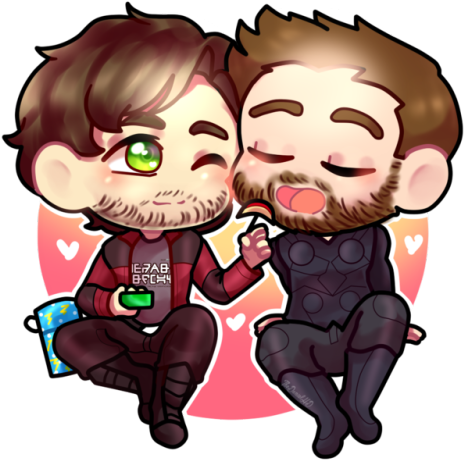 Thorquill Chibis <3 - Cartoon (500x506), Png Download