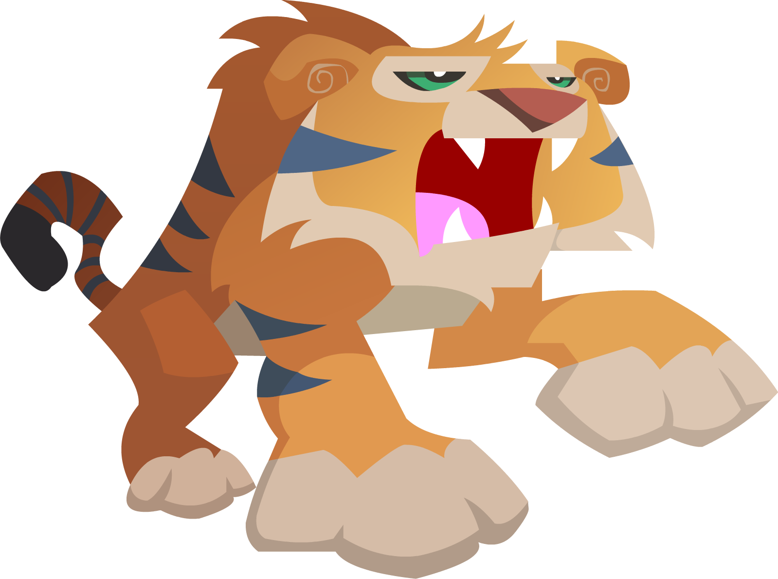 Animal Jam Tiger - Animal Jam Animals Tiger (1599x1189), Png Download