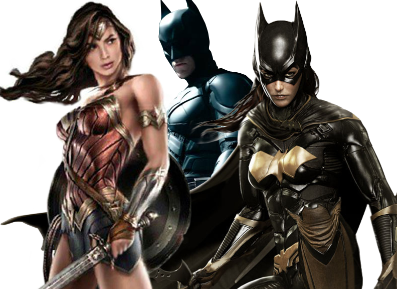 Wonderwoman Batman Batgirl - Transparent Images Wonder Woman (792x576), Png Download