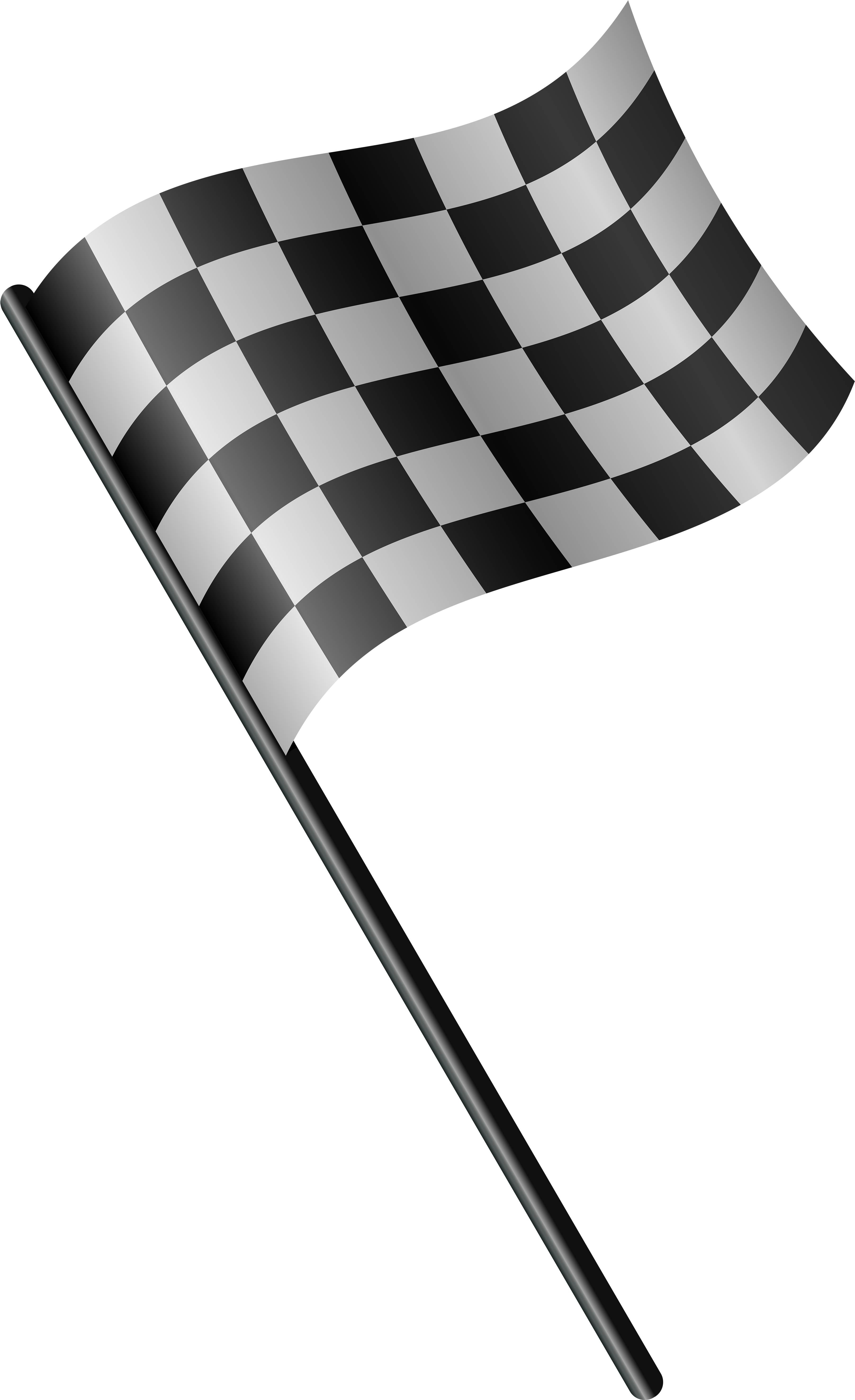 Checkered Sport Flag Png Clip Art - Club Vinyl Rollup Chess Board Brown & Buff - 2.375" (3665x6000), Png Download