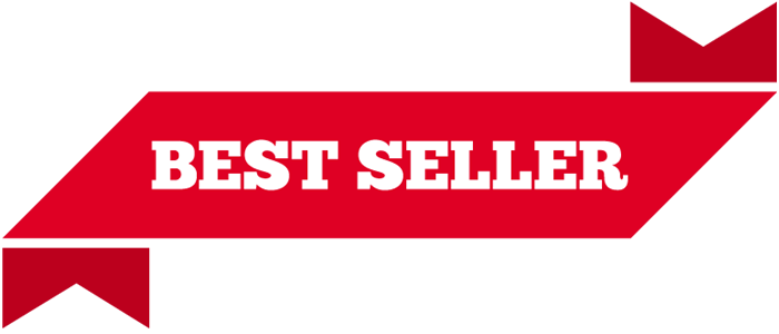 Red Best Seller Label - Best Beer Journal [book] (700x300), Png Download